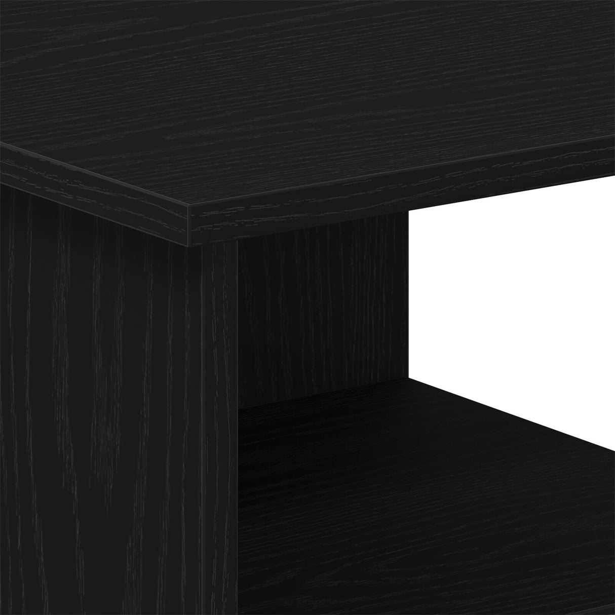 Side Cabinet Black Oak 35X35X55 Cm Engineered Wood