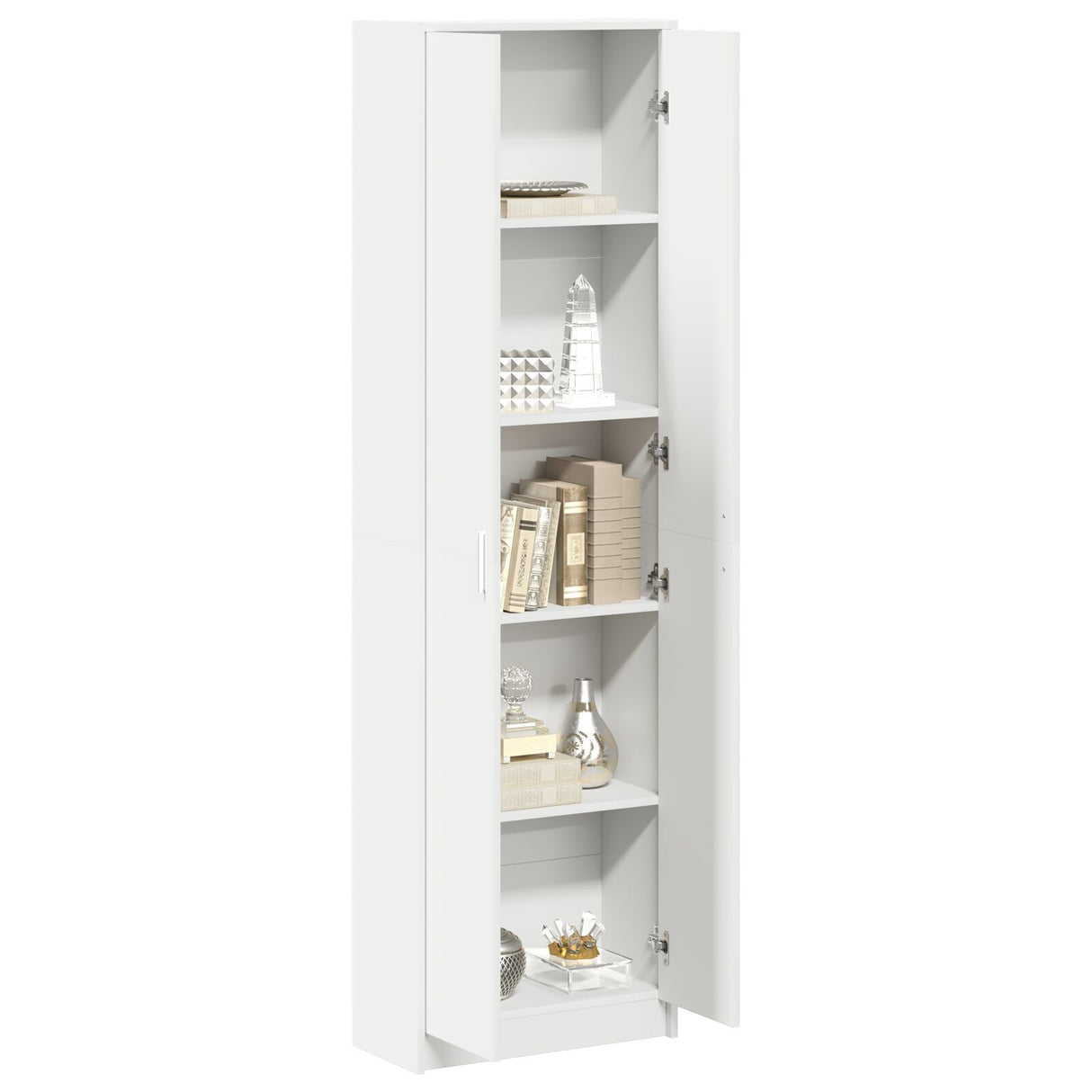 Wardrobe White 55X25X189 Cm Engineered Wood