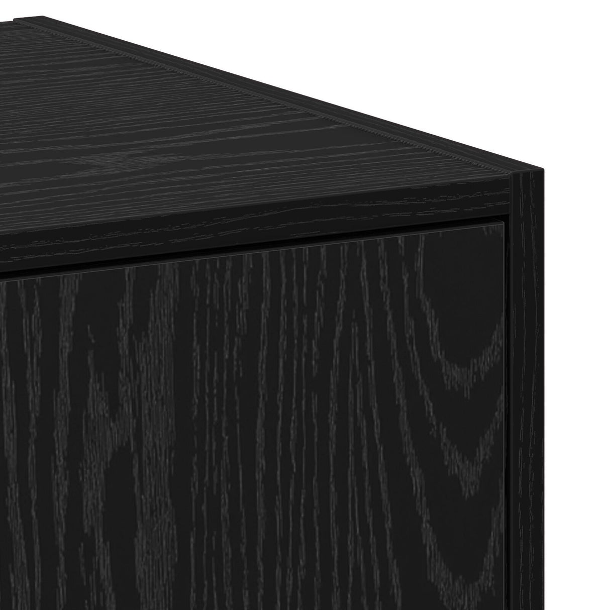 Apothecary Cabinet Black Oak 30X41X118 Cm Engineered Wood