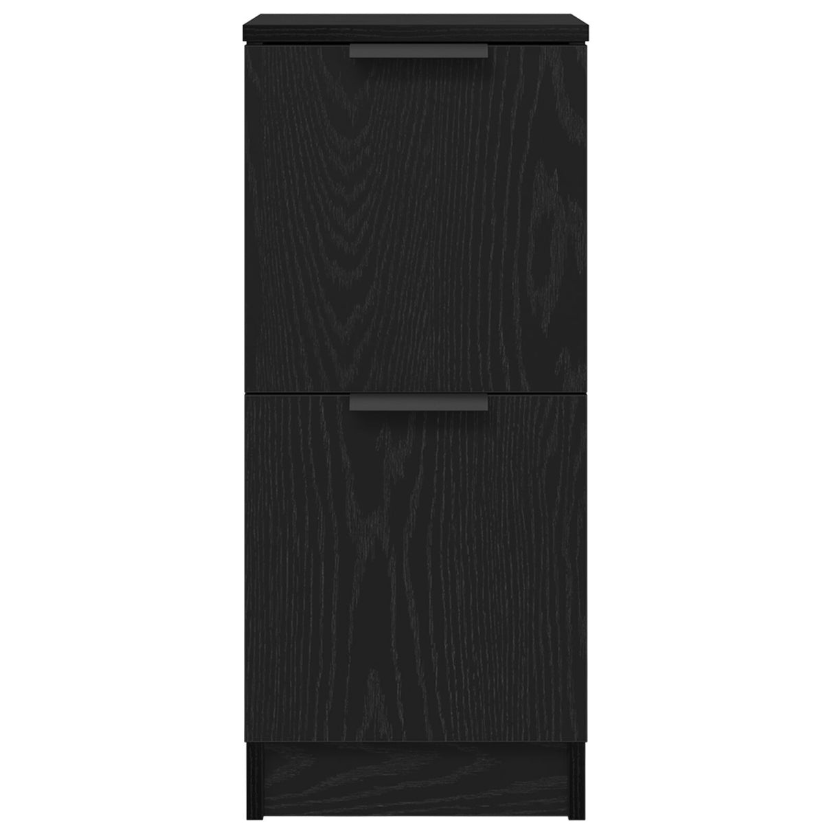 Sideboards 3 Pcs Black Oak Engineered Wood