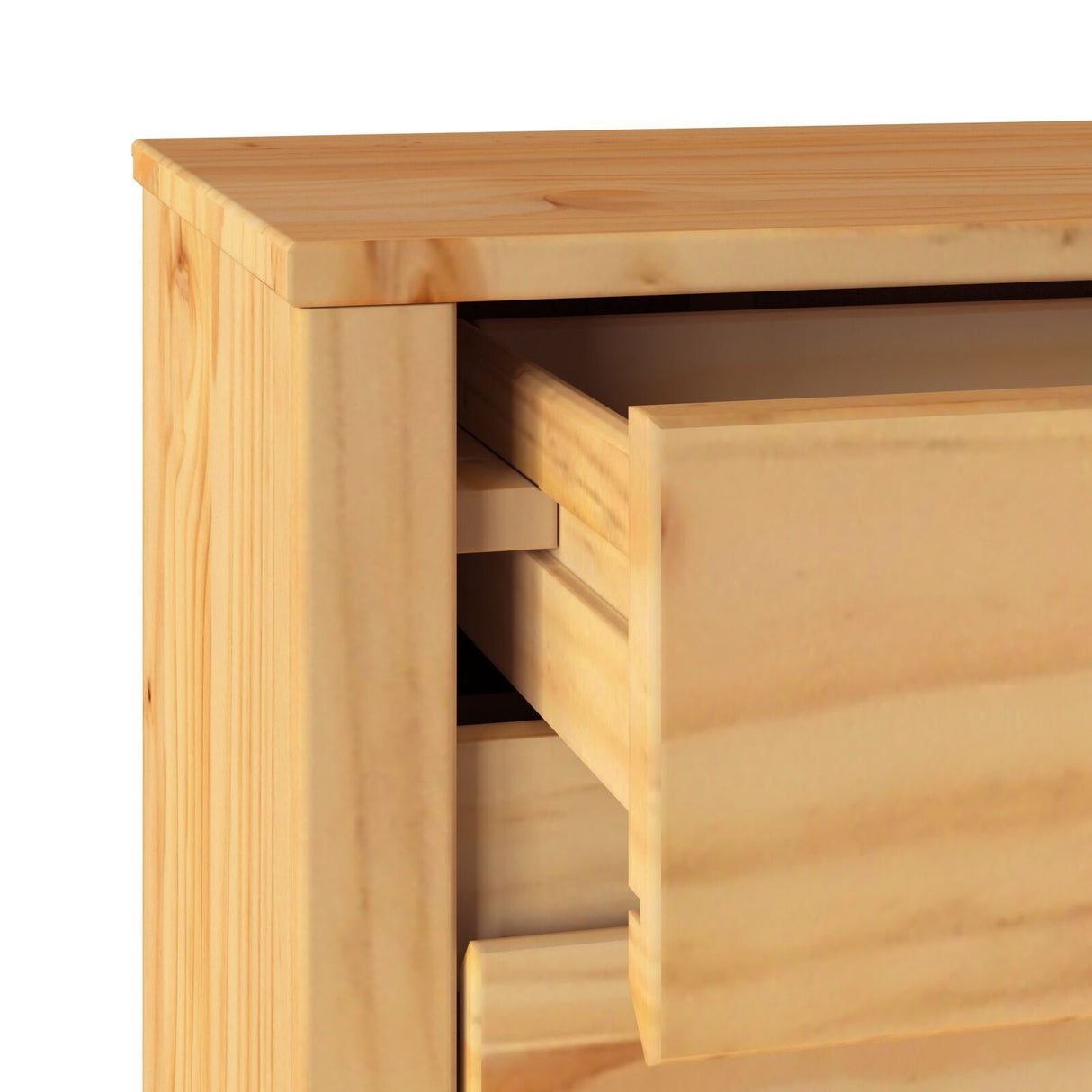Chest Of Drawers "Drammen" 111X43X73,5 Cm Solid Wood Pine