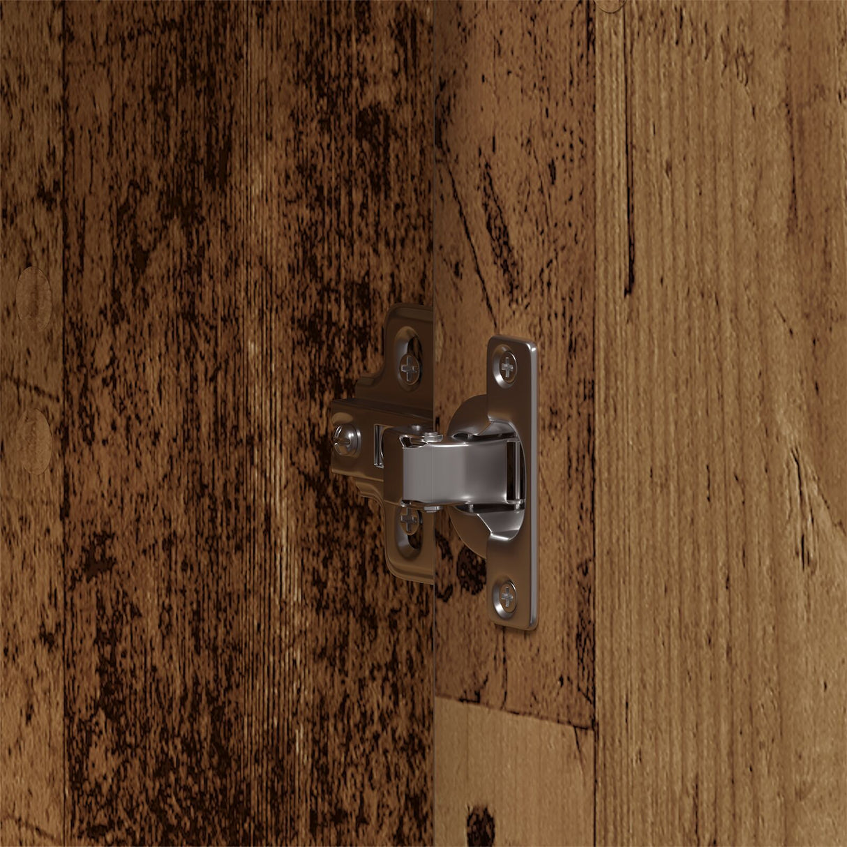 Wardrobe Old Wood 55X25X189 Cm Engineered Wood