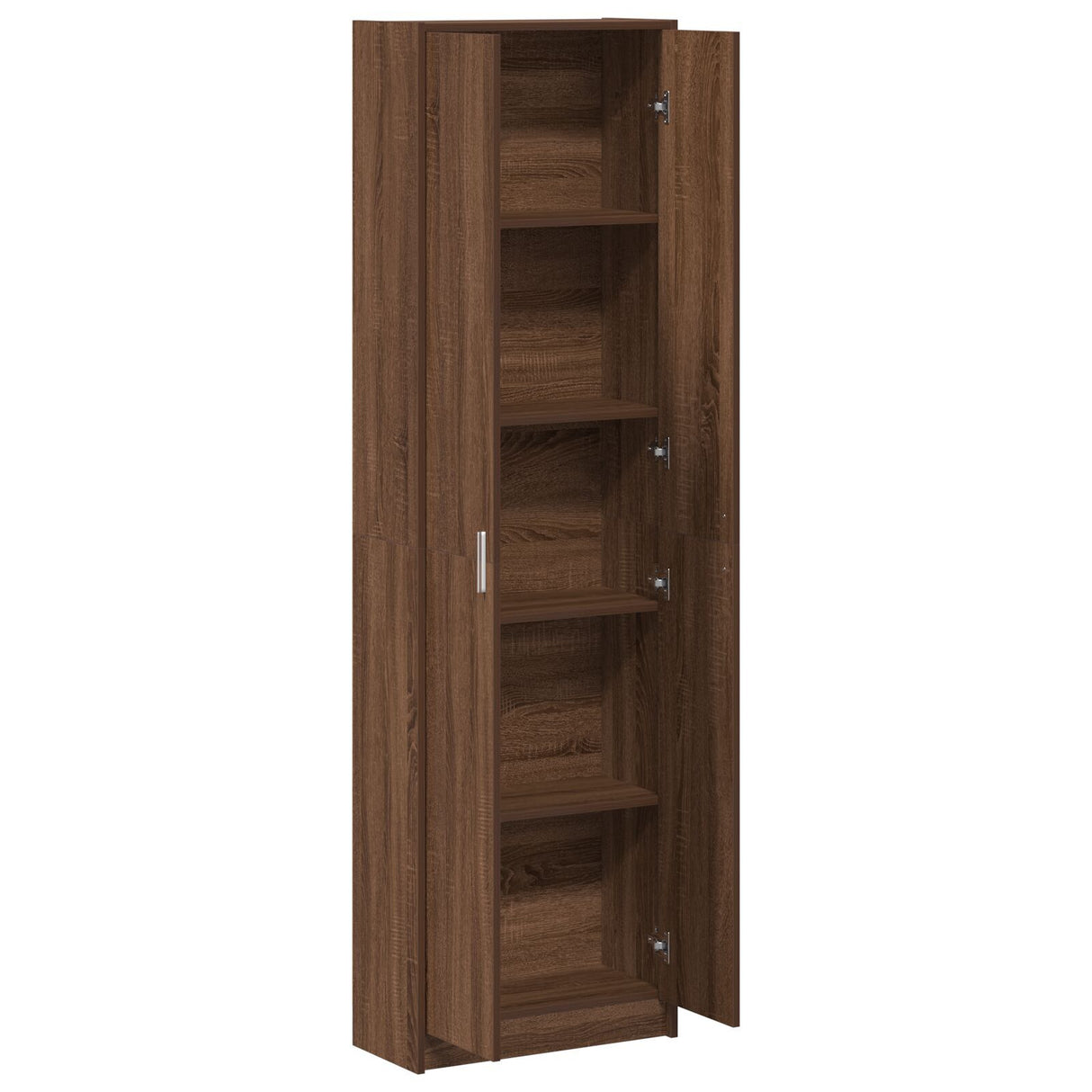 Wardrobe Brown Oak 55X25X189 Cm Engineered Wood
