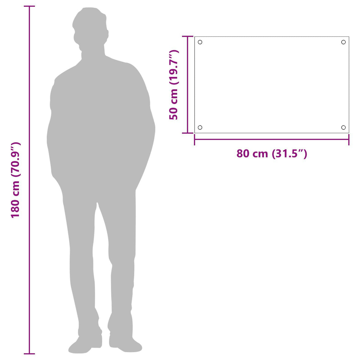 Kitchen Backsplash Light Grey 80X50X0.6 Cm Tempered Glass