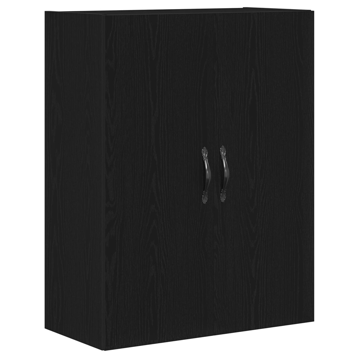 Highboard Black Oak 69,5X34X180 Cm Engineered Wood