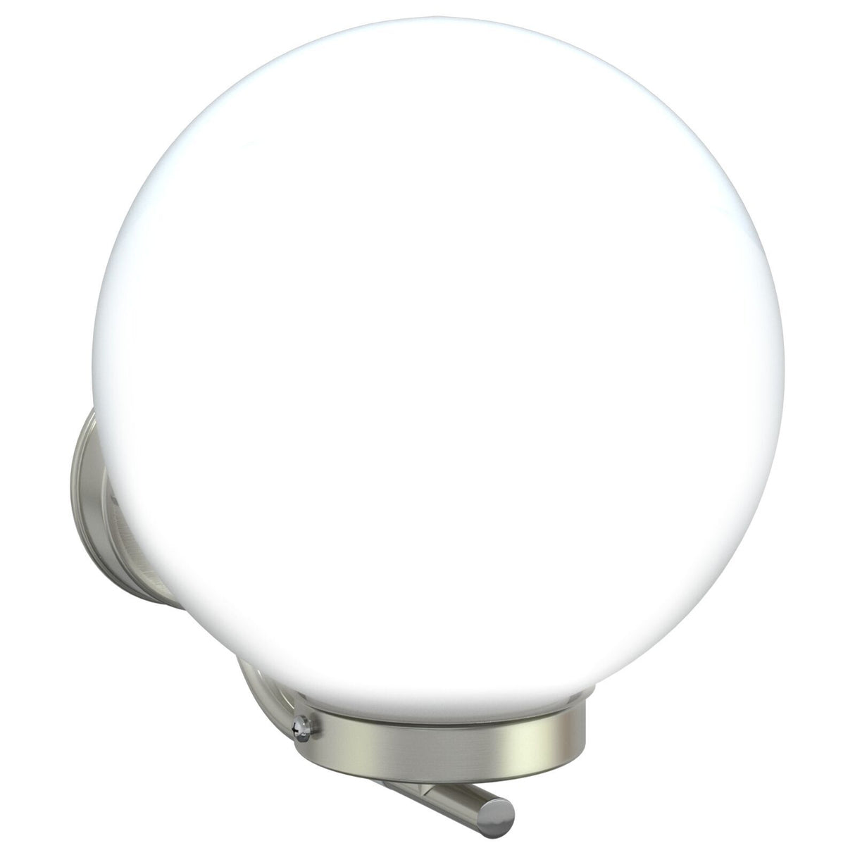 Outdoor Wall Light Silver Stainless Steel Ip44