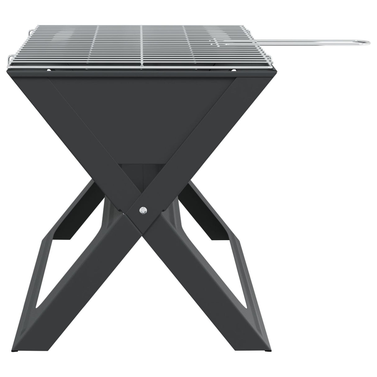 Charcoal Bbq Grill - Foldable, Black, 46X30X31 Cm, Made Of Steel