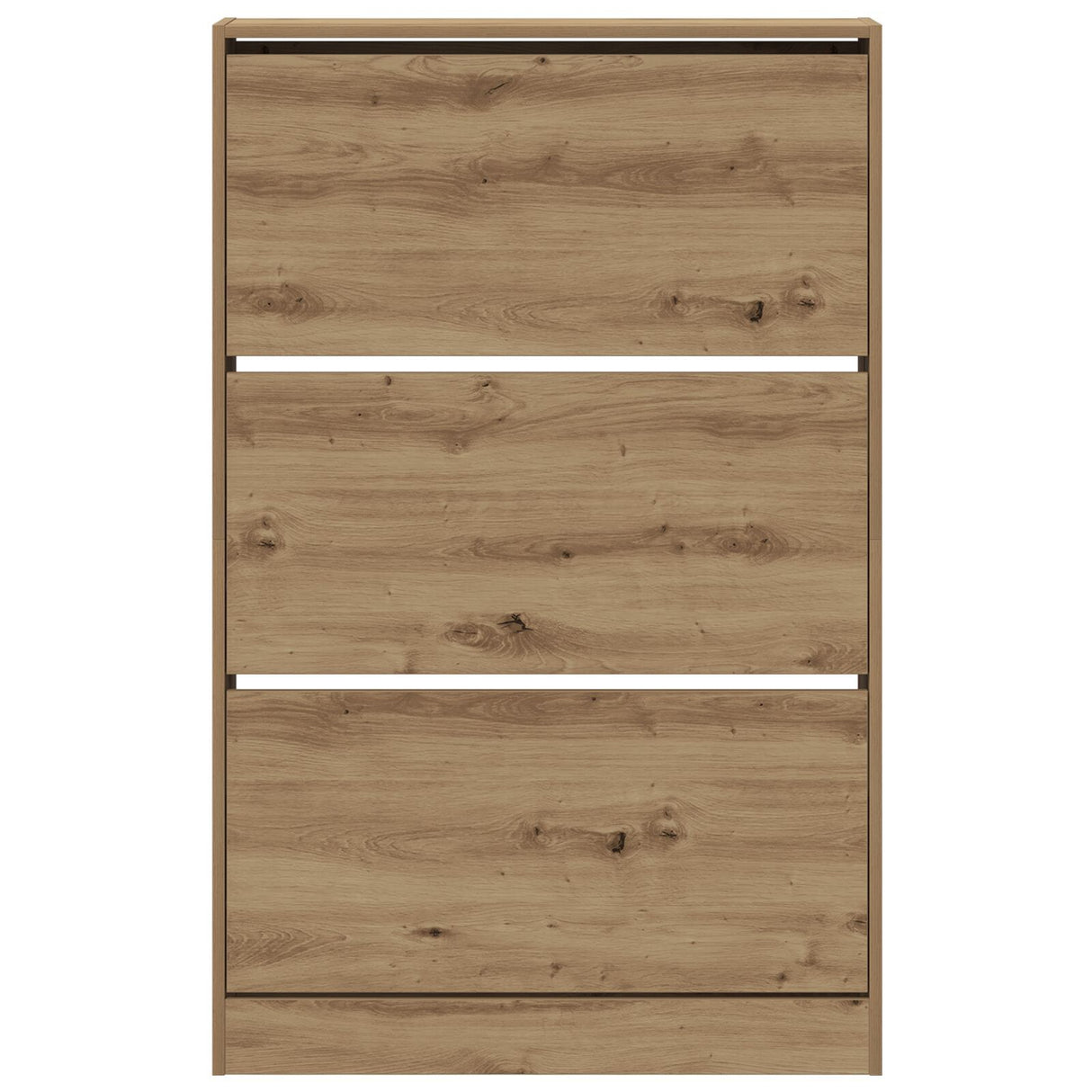 Shoe Cabinet Artisan Oak 80X21X125,5 Cm Engineered Wood