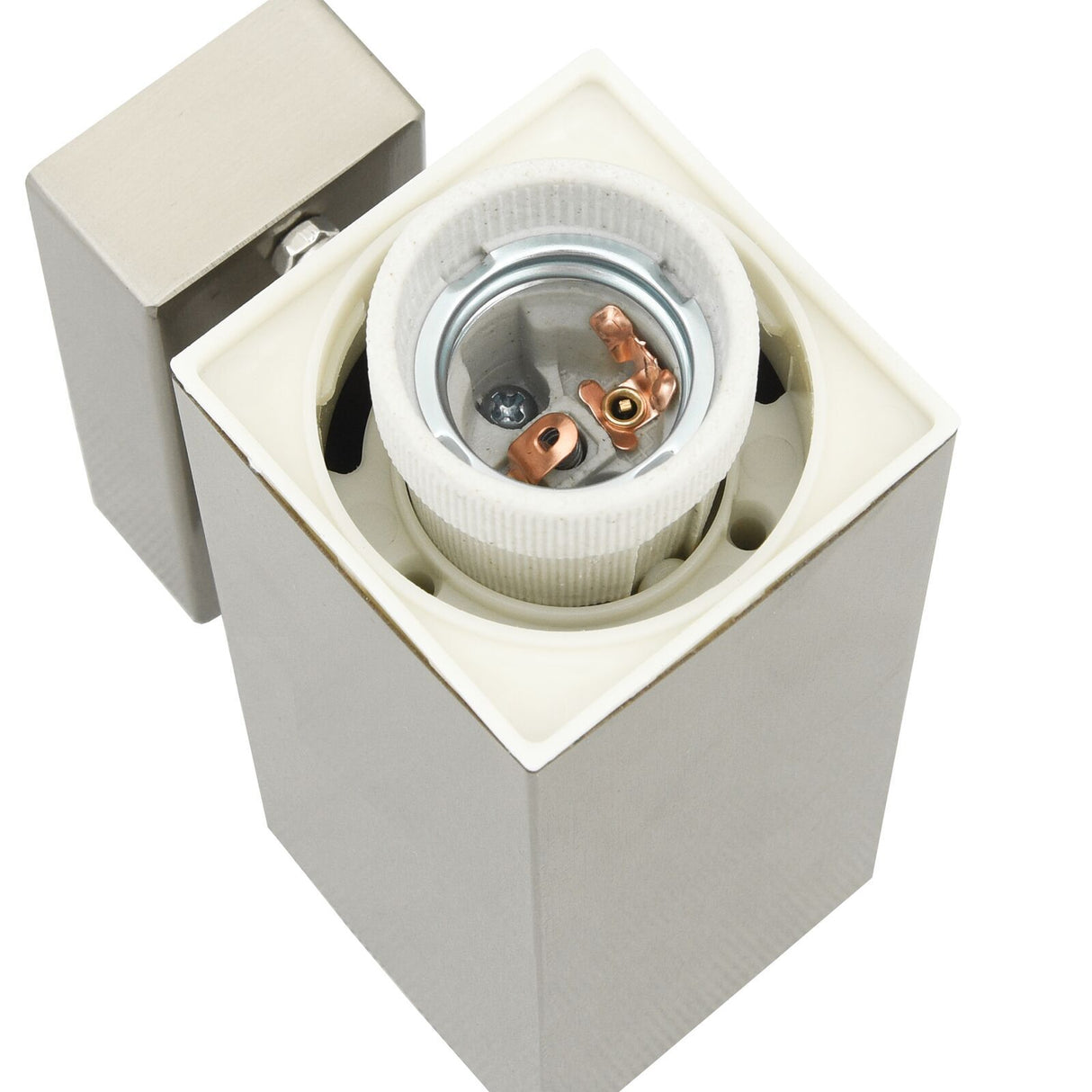 Outdoor Wall Light Silver Ip44