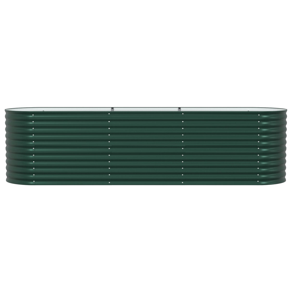 Garden Raised Bed Green 320X80X81 Cm Galvanized Steel