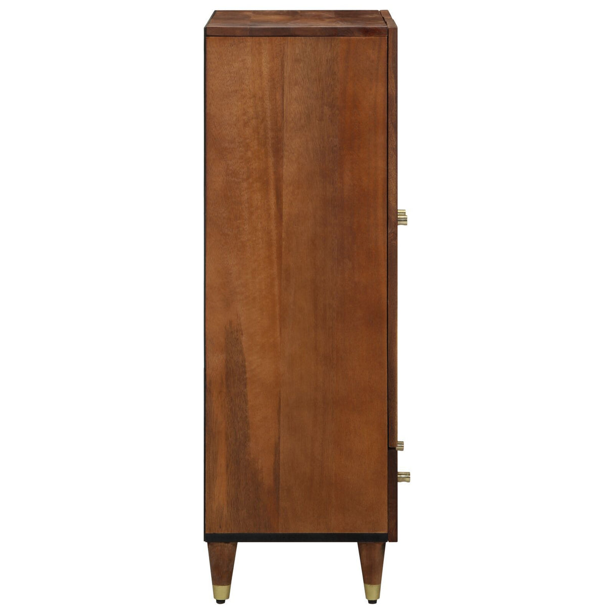 Highboard 60X33X100 Cm Solid Wood Mango