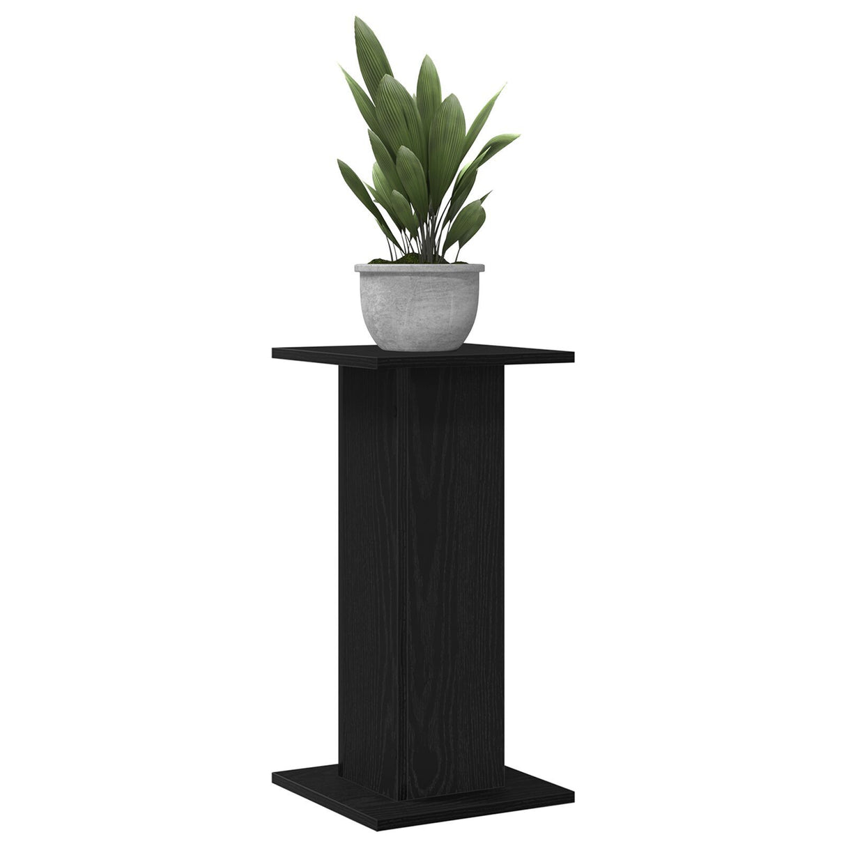 Speaker Stands 2 Pcs Black Oak 30X30X60 Cm Engineered Wood