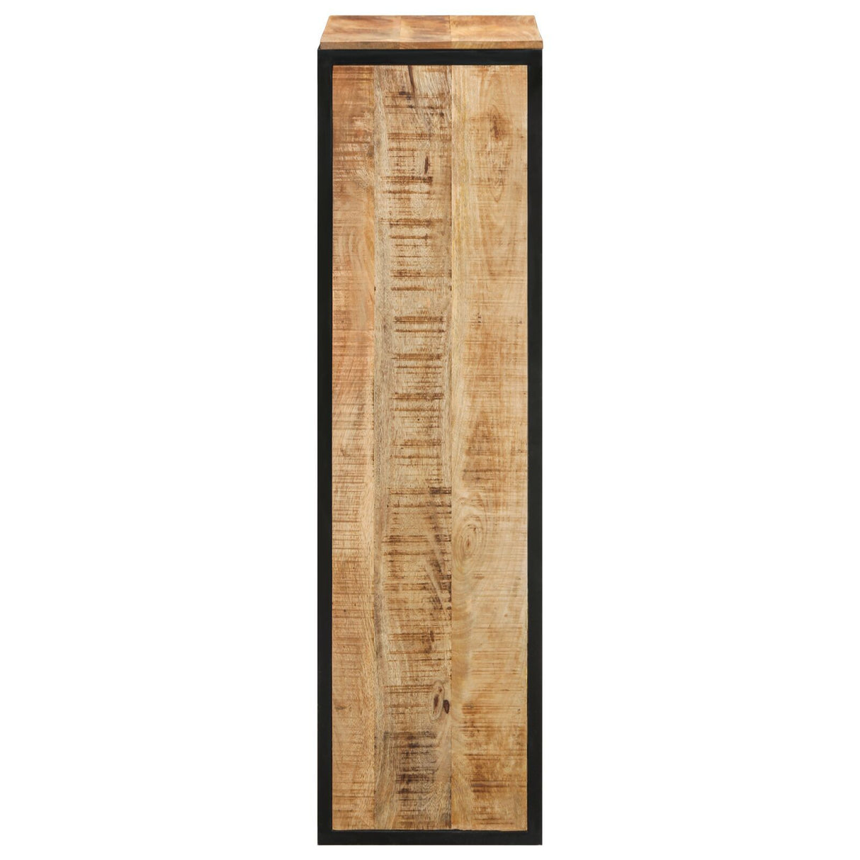 Shoe Cabinet 50X30X110 Cm Solid Rough Wood Mango