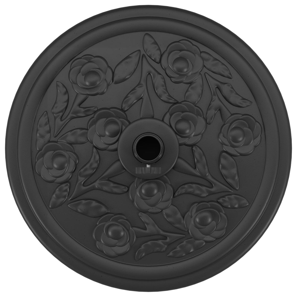 Parasol Base With Wheels For Ø38-48 Mm Poles 13 Kg Round