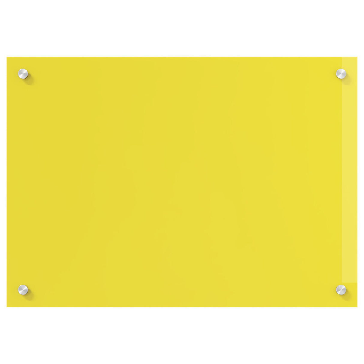 Kitchen Backsplash In Yellow, 70X50X0.6 Cm, Made Of Tempered Glass