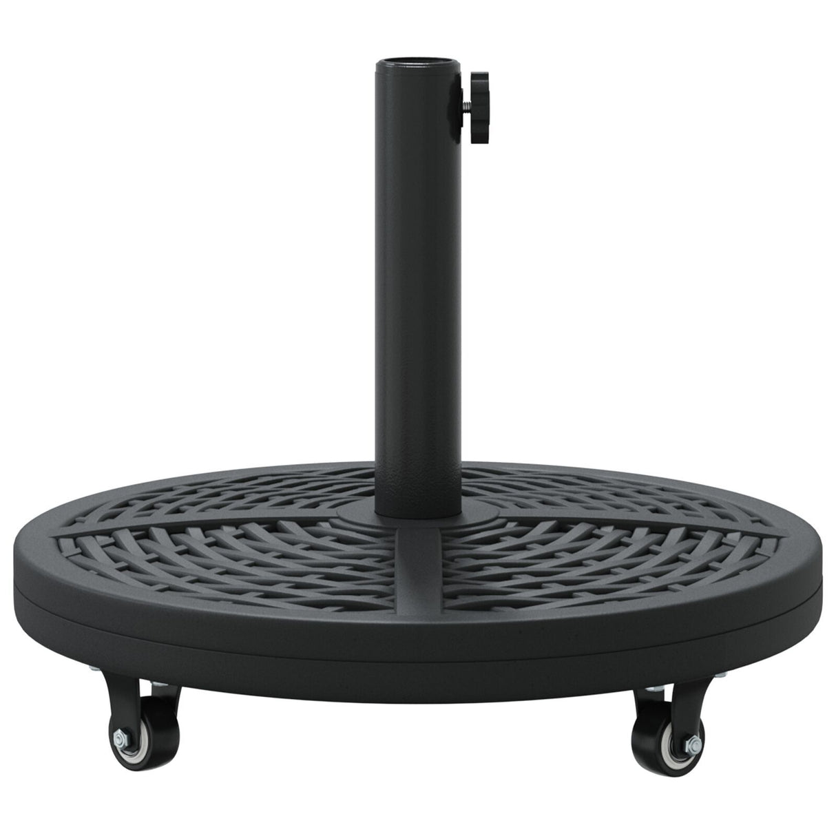 Parasol Base With Wheels For Ø38-48 Mm Poles 13 Kg Round