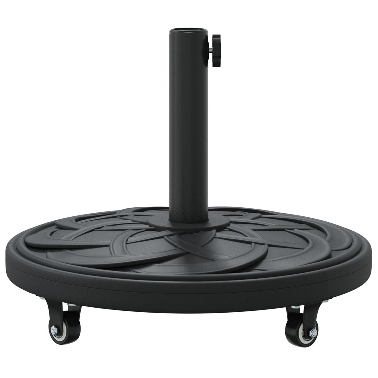Parasol Base With Wheels For Ø38-48 Mm Poles 13 Kg Round