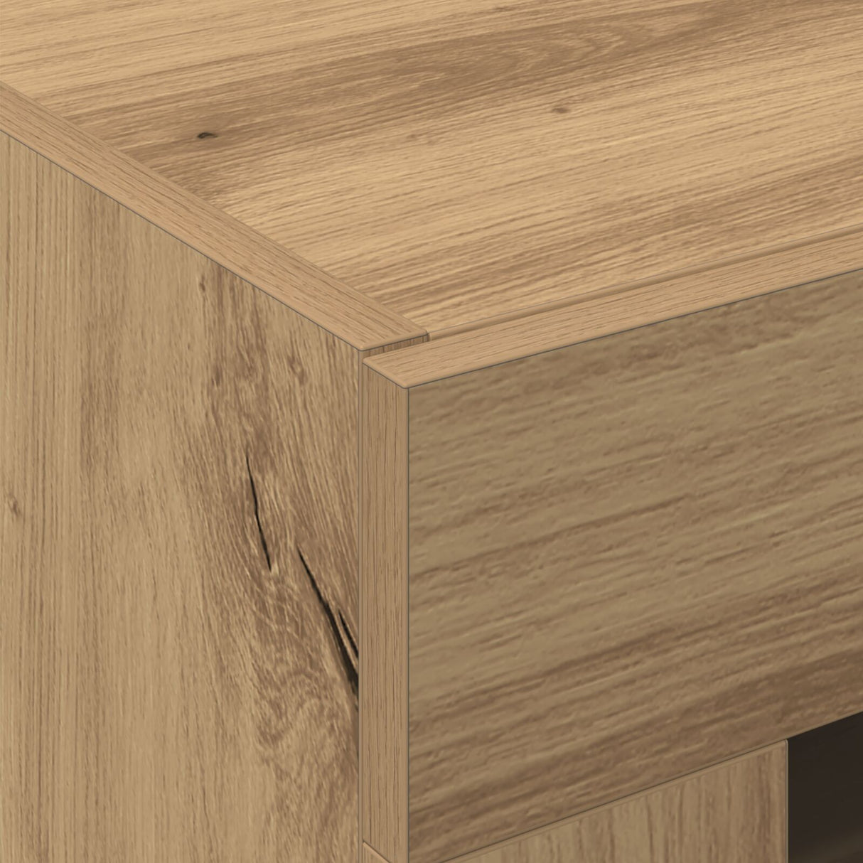 Wall-Mounted Cabinet With Glass Doors Artisan Oak 69.5X34X90 Cm