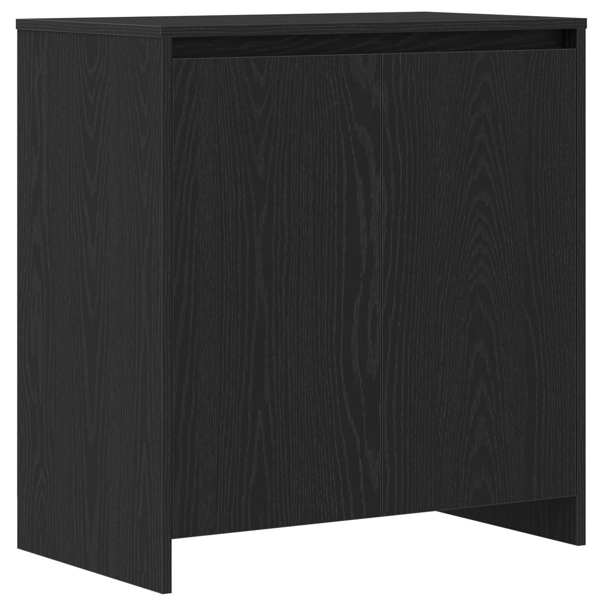 3-Piece Sideboards In Black Oak Engineered Wood
