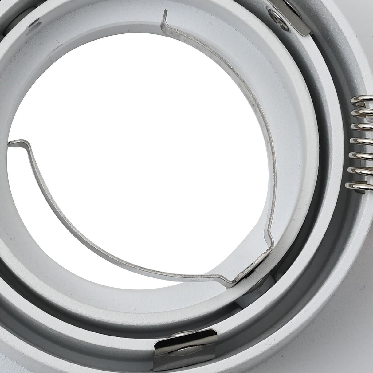 Recessed Spotlights 12 Pcs Square Gu10 White 91X91 Mm