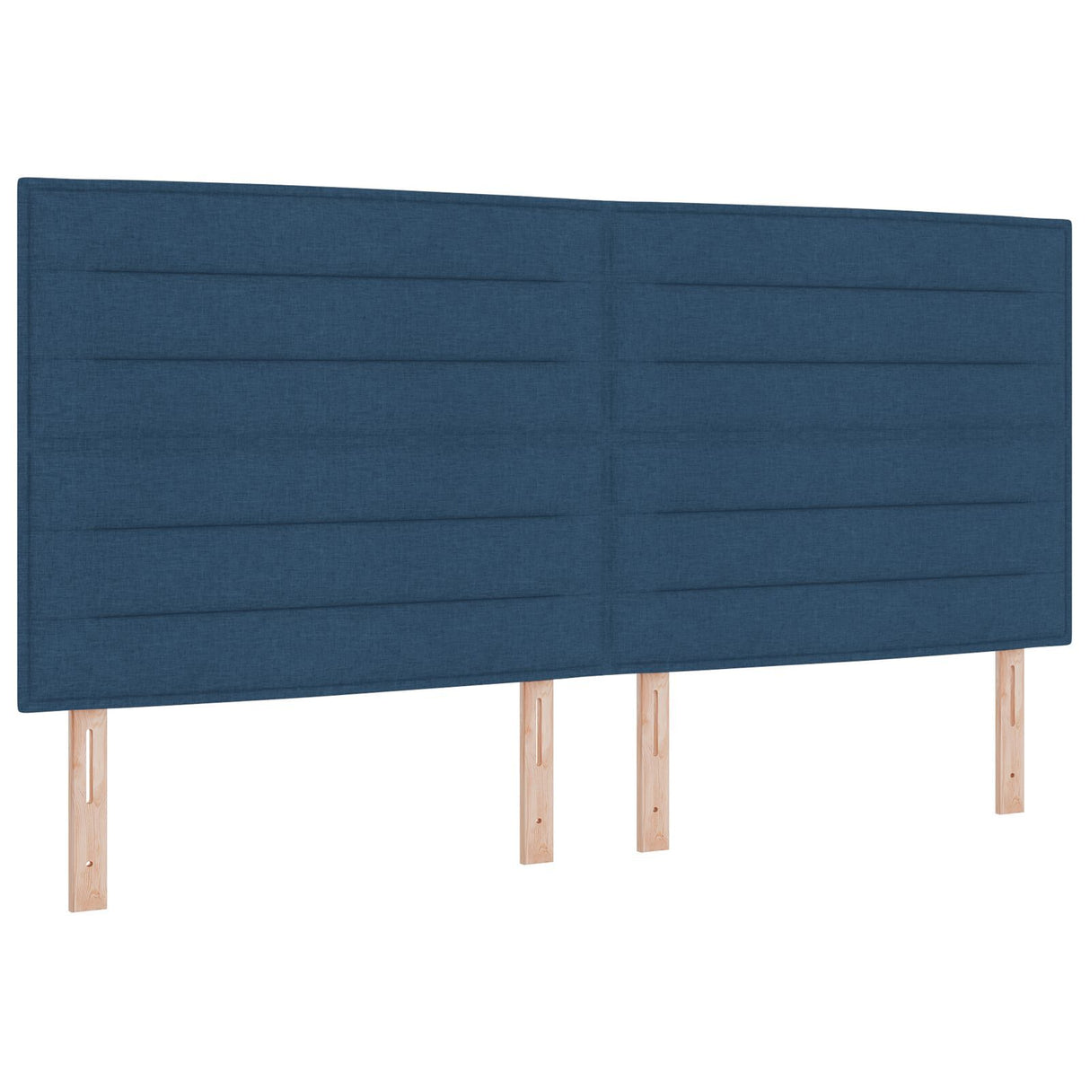 Blue Fabric Bed Frame 200X200 Cm