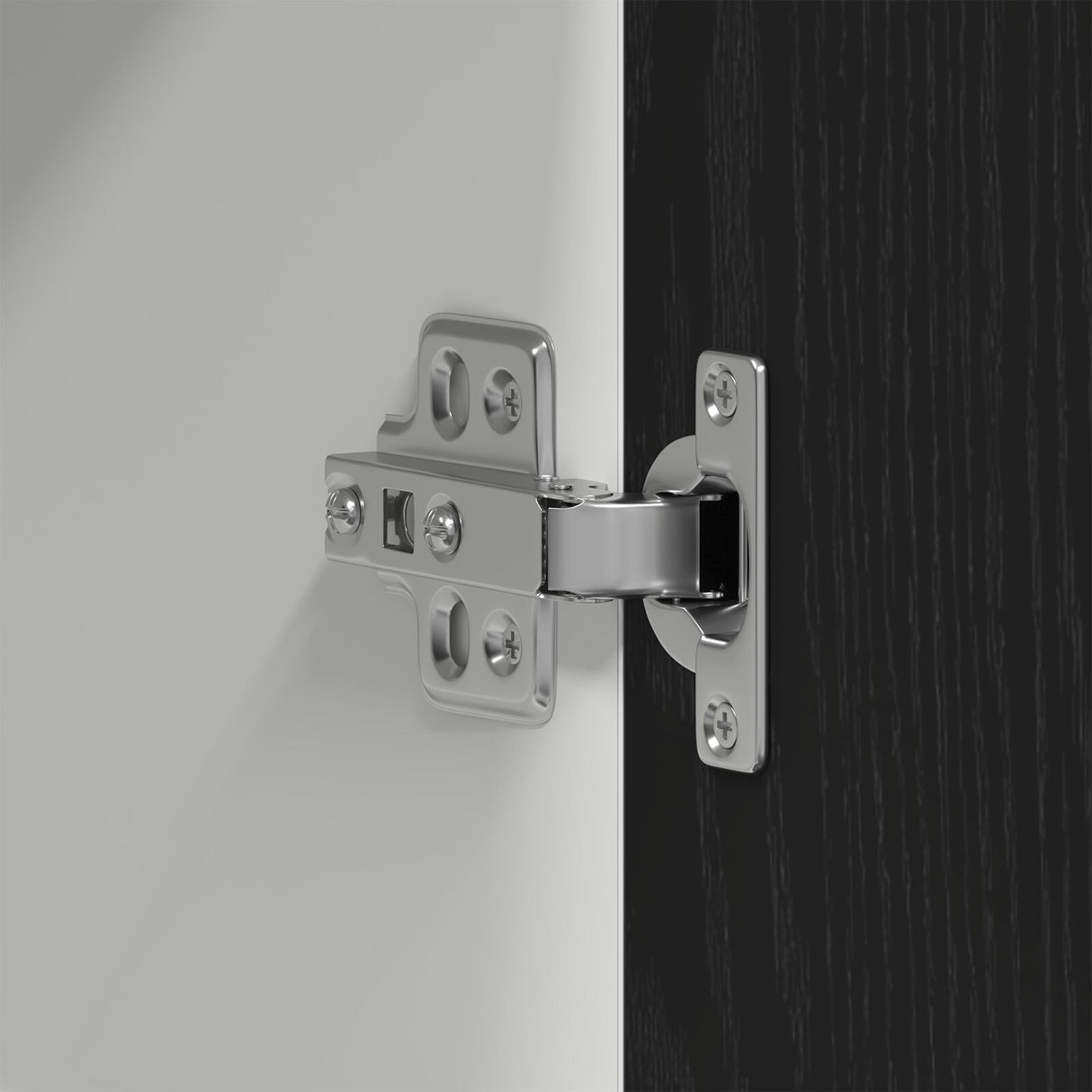 Black Oak Hanging Cabinet - 80X31X60 Cm - Made Of Engineered Wood