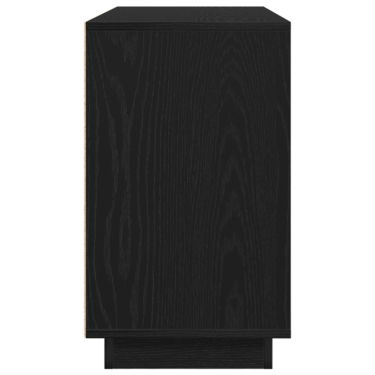 Sideboard Black Oak 102X35X60 Cm Engineered Wood