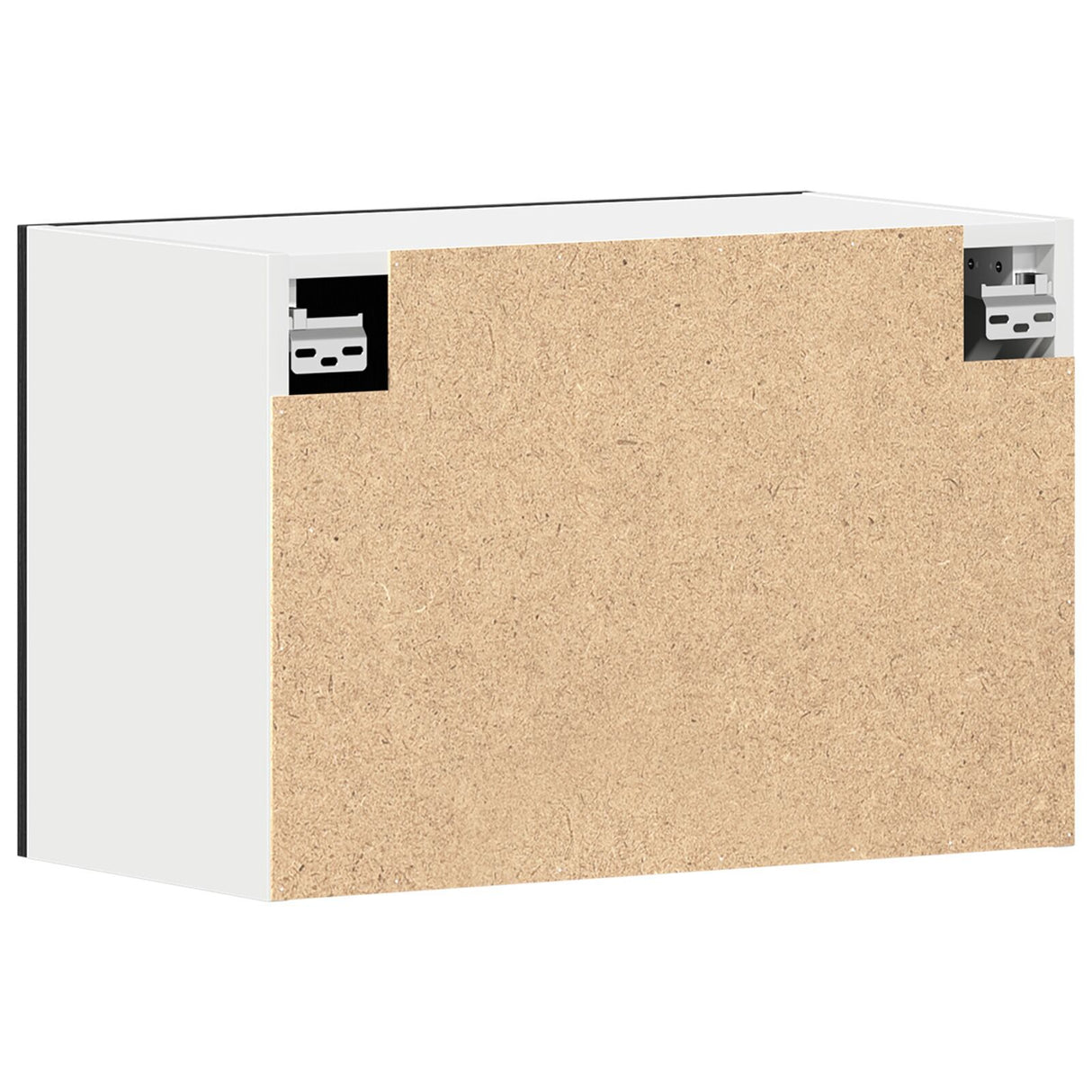 Hanging Cabinet In Black Oak - 60X31X60 Cm, Made From Engineered Wood