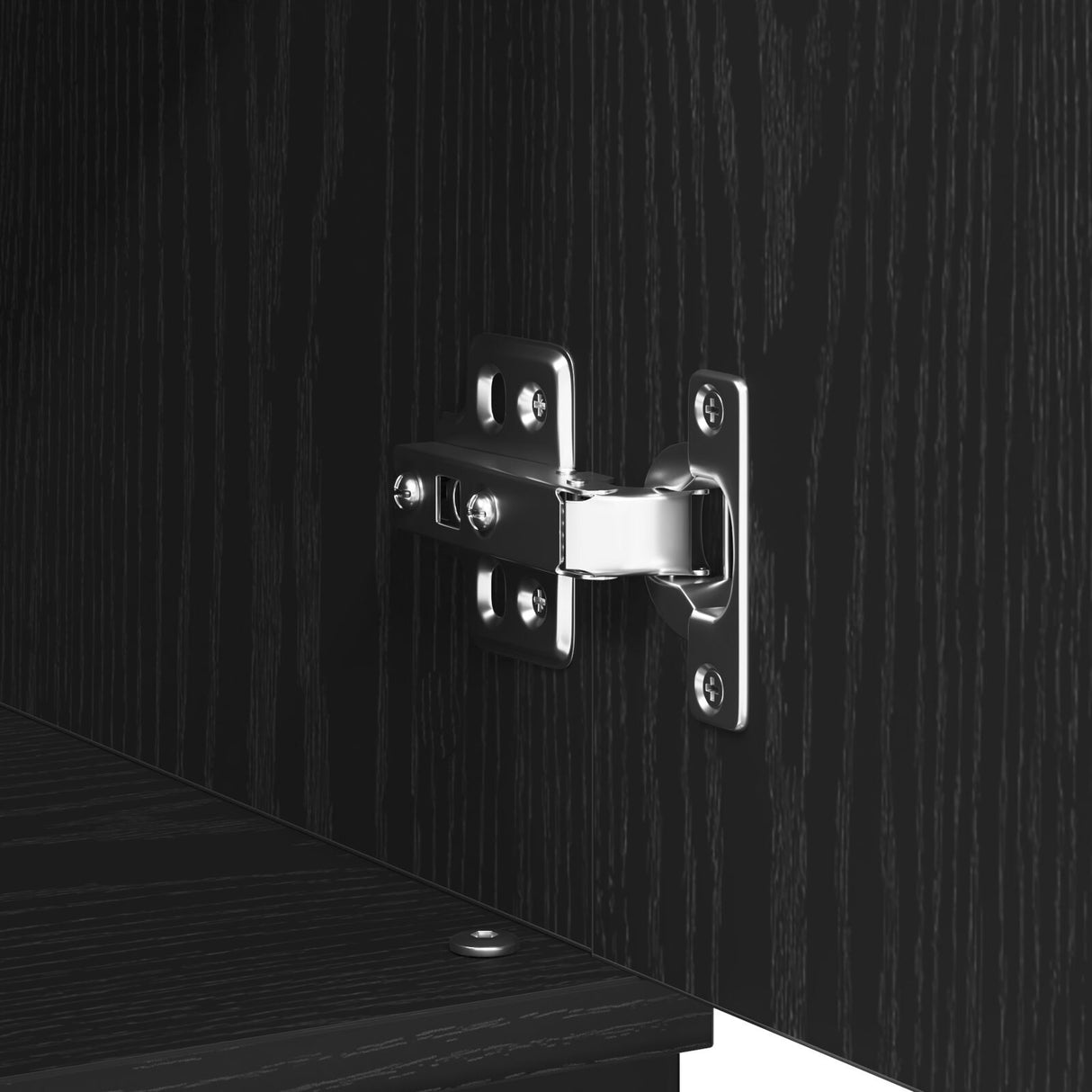 Sideboard Black Oak 60X35X70 Cm Engineered Wood