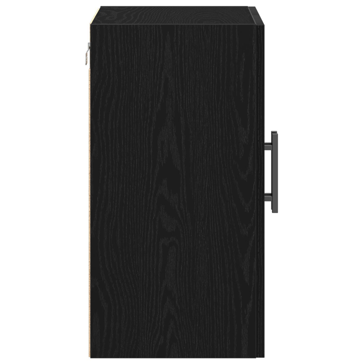 Wall Cabinet Black Oak 60X31X60 Cm Engineered Wood