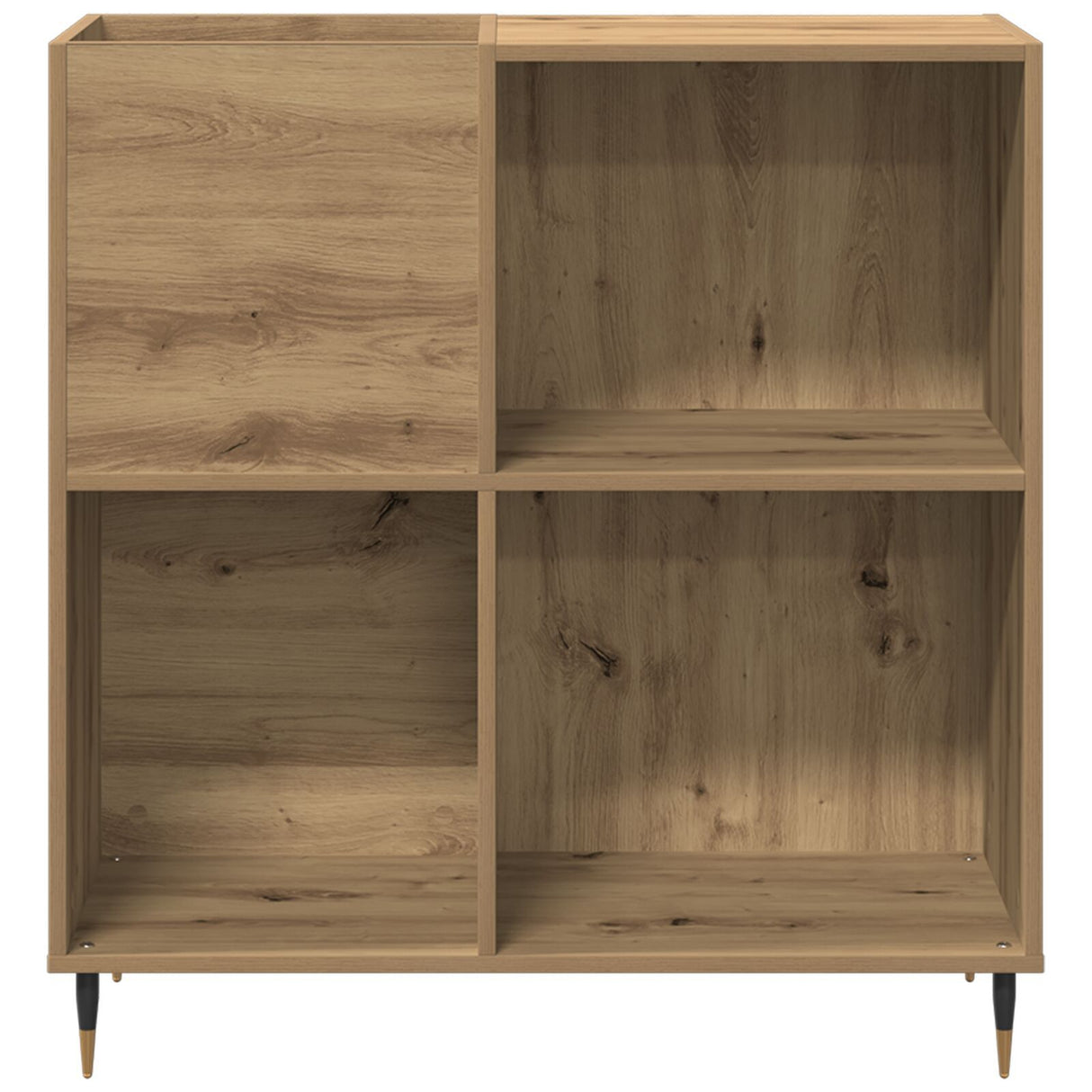 Record Cabinet Old Wood 84,5X38X89 Cm Engineered Wood