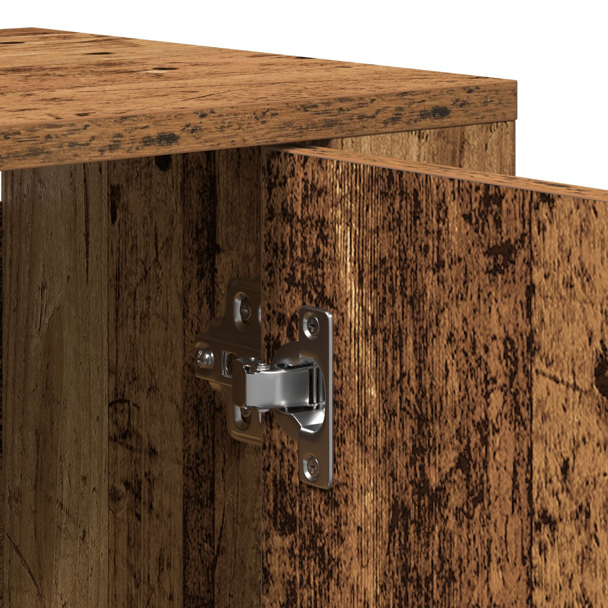 Highboard Old Wood 80X33X150 Cm Engineered Wood