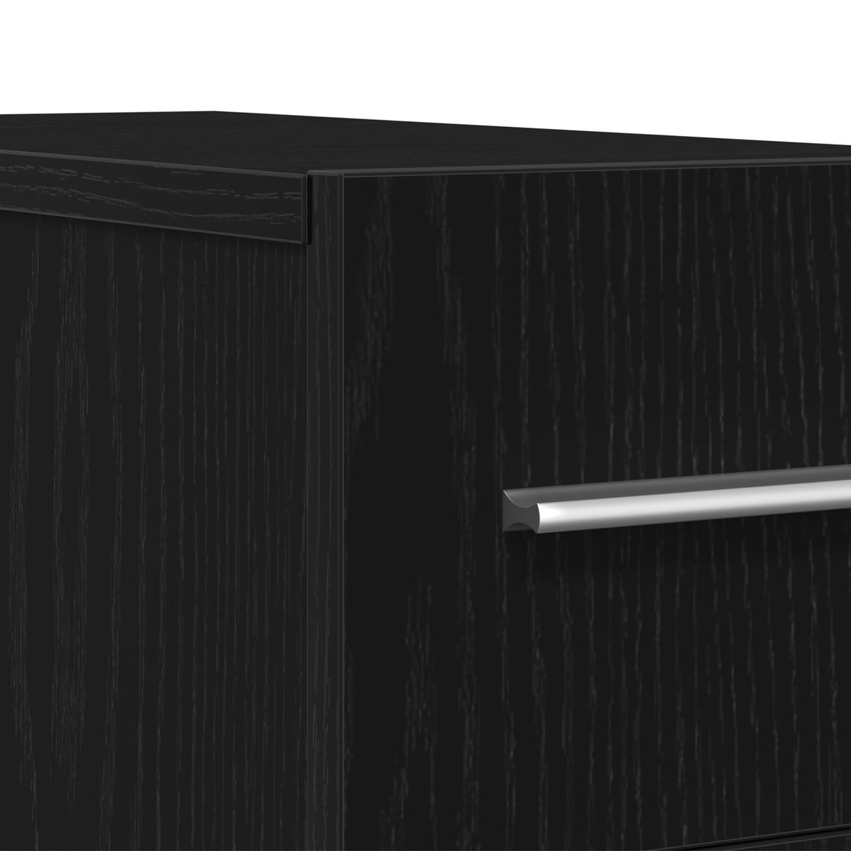 Apothecary Cabinet Black Oak 20X45.5X60 Cm Engineered Wood