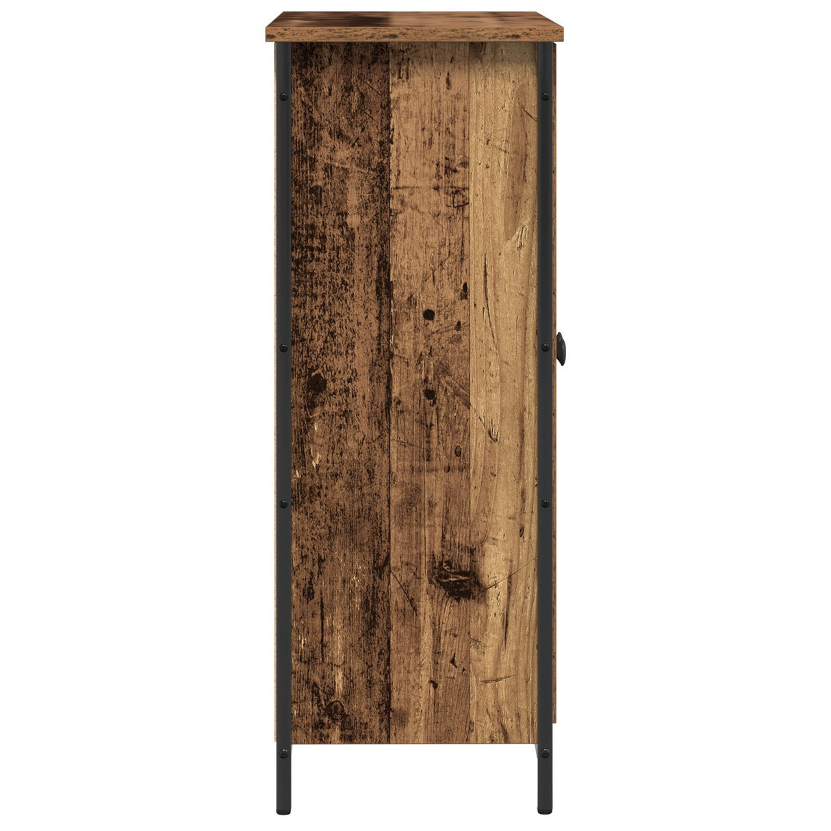 Sideboard Old Wood 70X30X80 Cm Engineered Wood And Steel