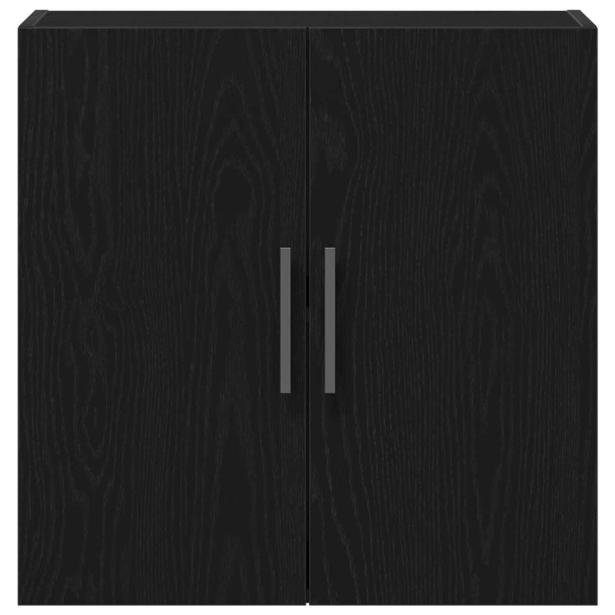 Wall Cabinet Black Oak 60X31X60 Cm Engineered Wood