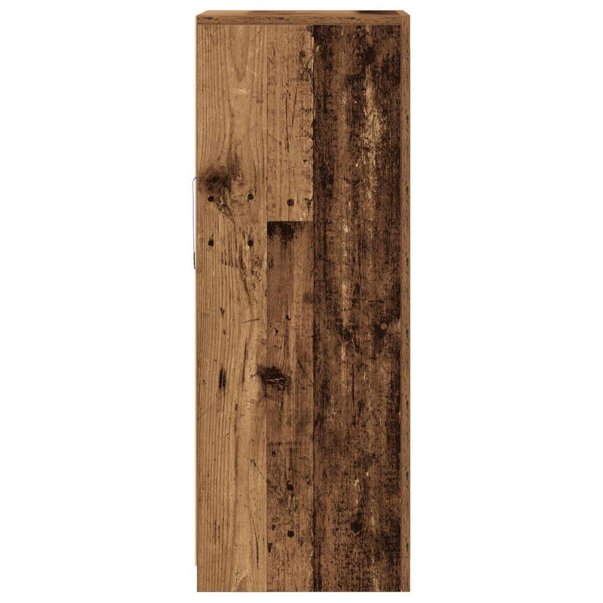 Sideboard With Led Lights Old Wood 41X37X100 Cm