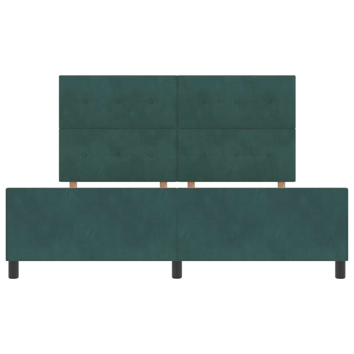 Bed Frame Dark Green 180X200 Cm Velvet