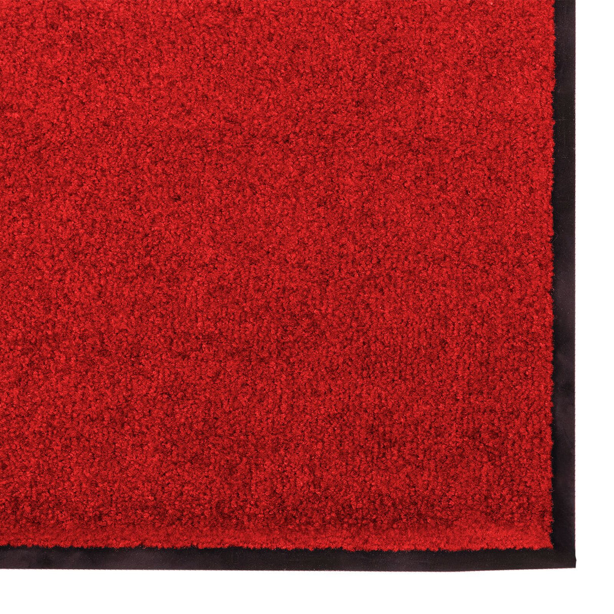 Washable Red Doormat 120X250 Cm