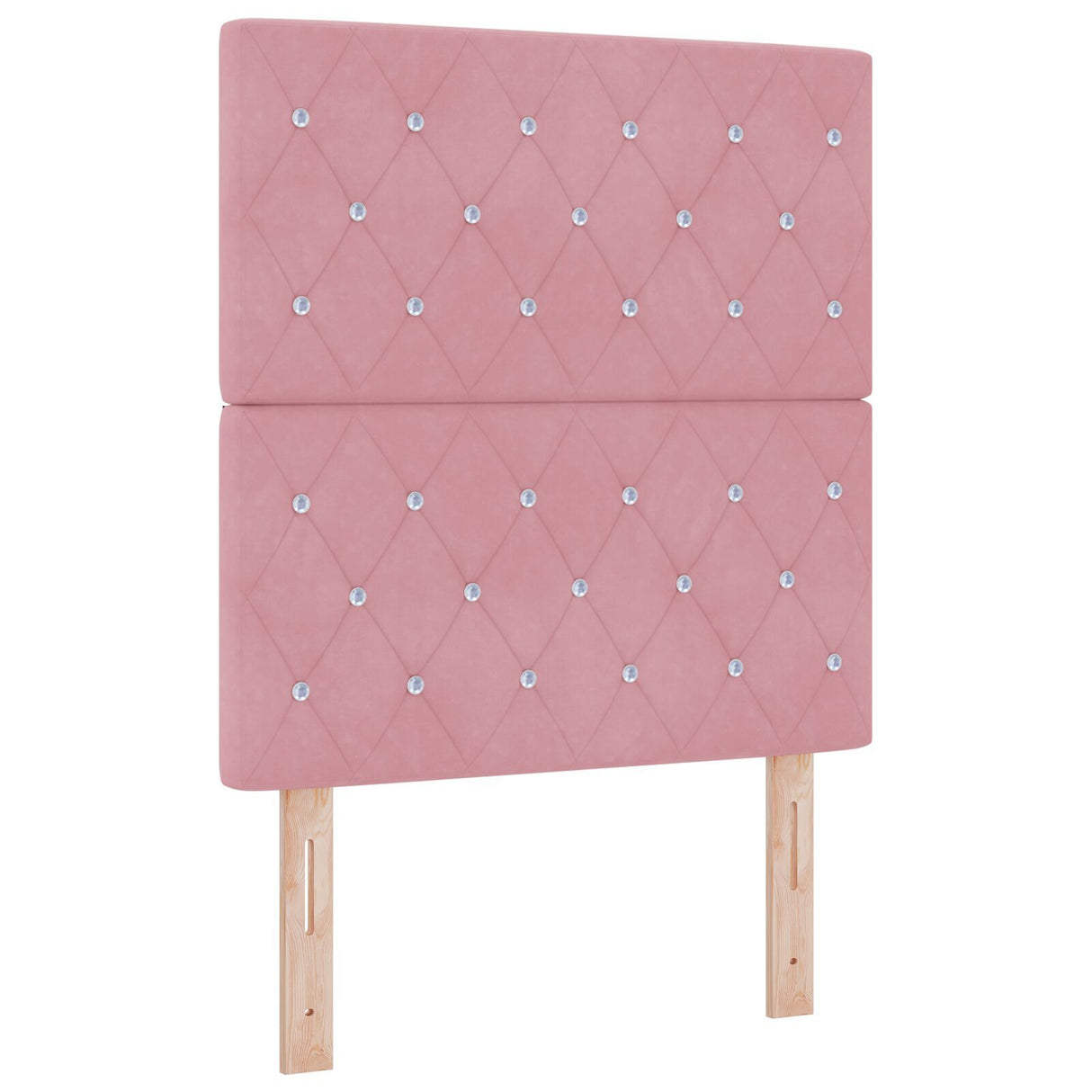 Bed Frame Pink 80X200 Cm Velvet