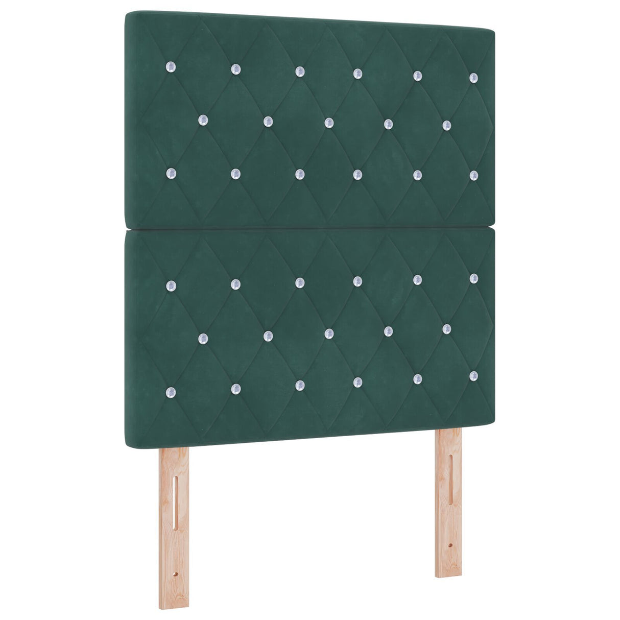 Bed Frame Dark Green 80X200 Cm Velvet