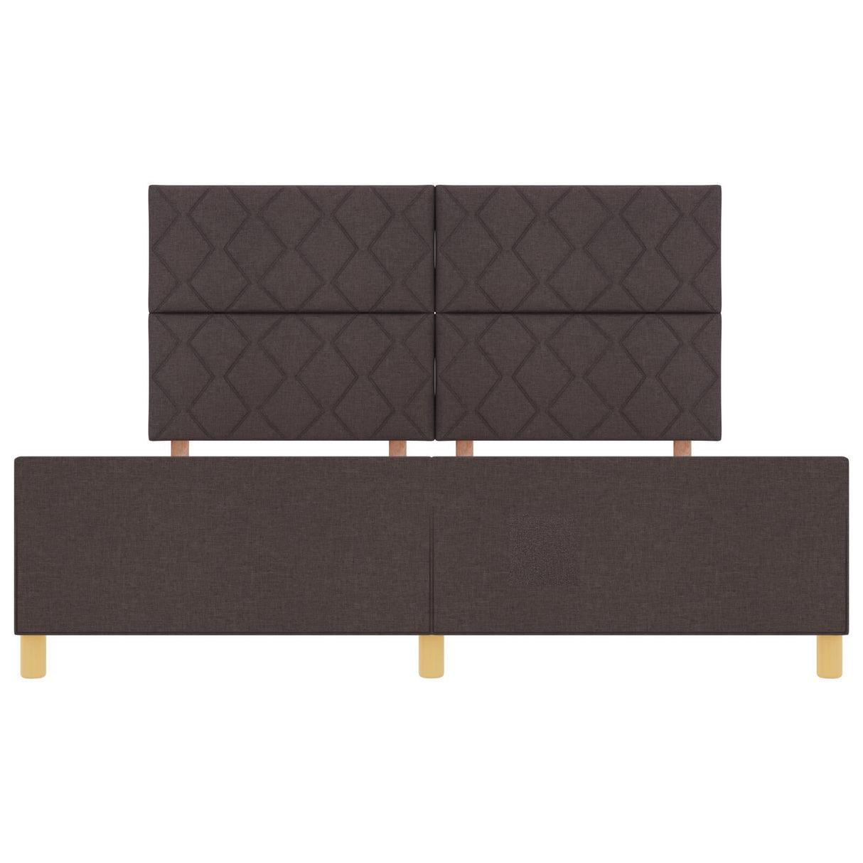 Bed Frame - Dark Brown, 180X200 Cm, Fabric