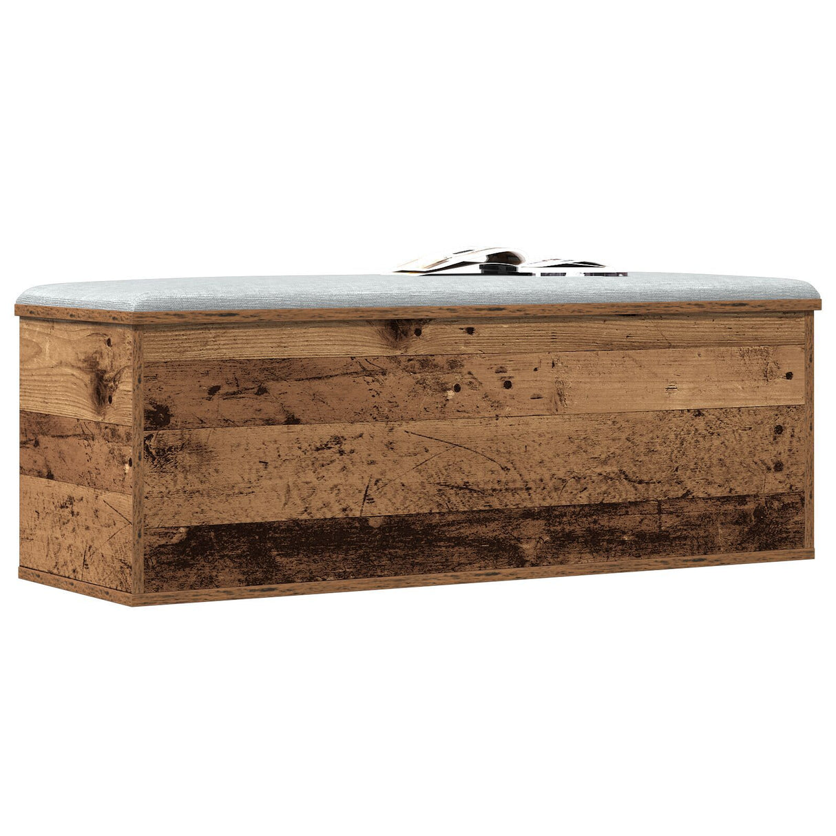Storage Box - Old Wood, 102X35X35 Cm, Made From Engineered Wood
