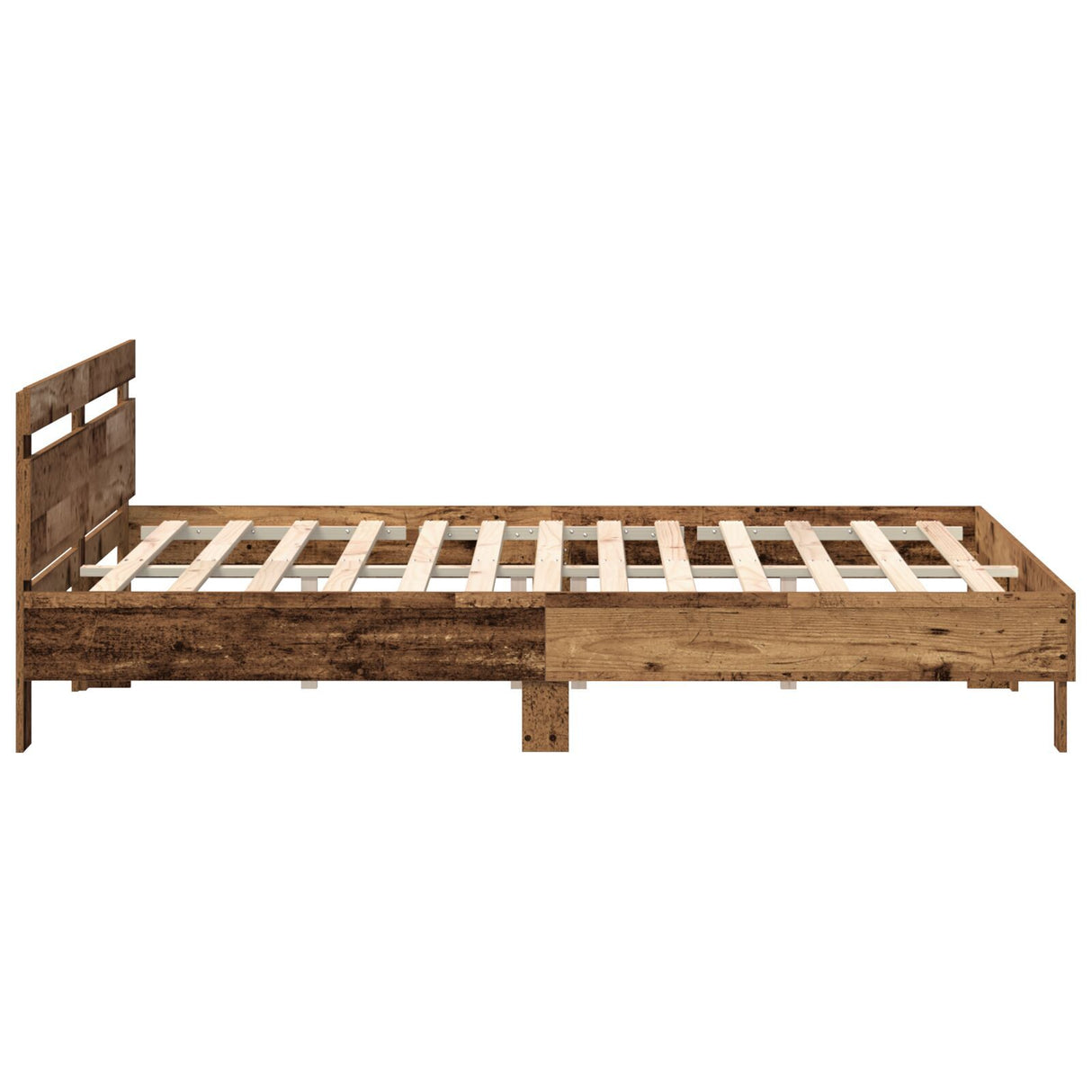 Pine Wood Bed Frame Old Wood Solid Pine Wood 180 X 200 Cm Durable