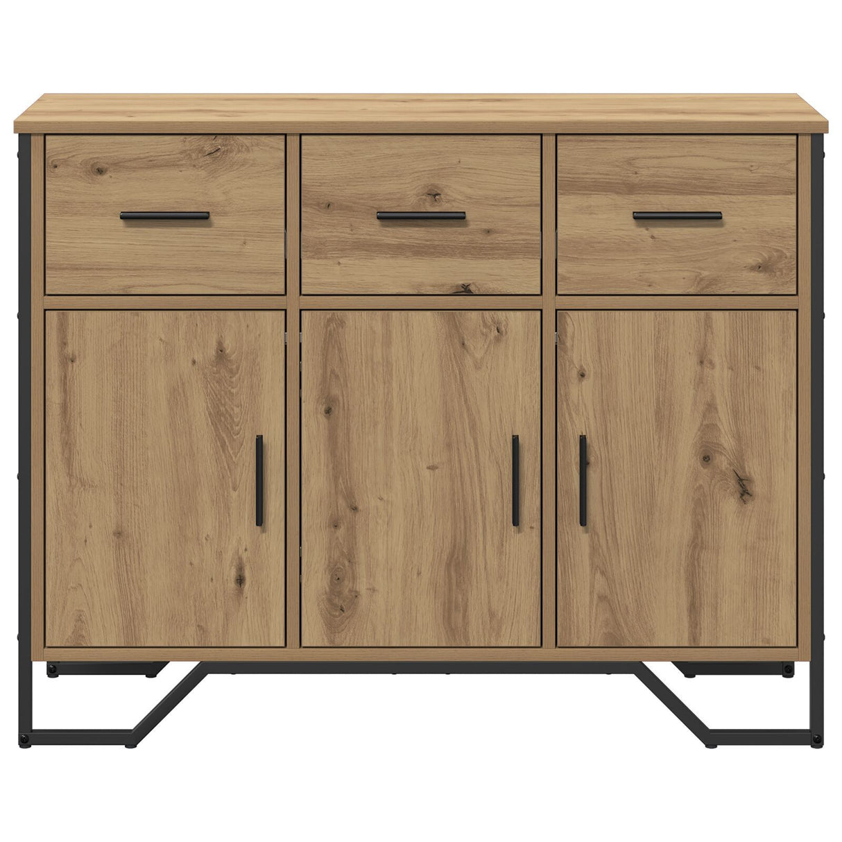 Sideboard Artisan Oak 97X32.5X74.5 Cm Engineered Wood