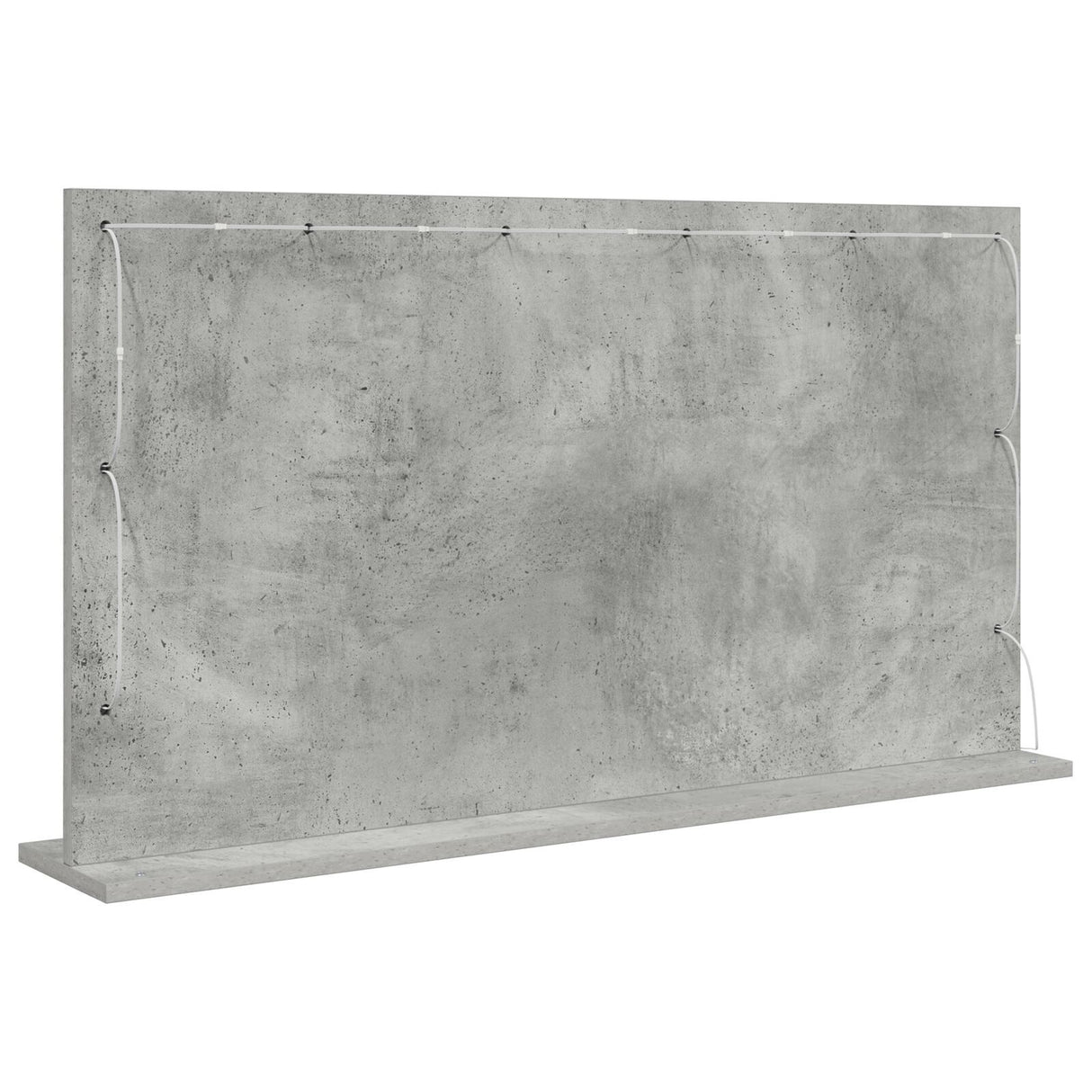 Vanity Mirror Concrete Grey Concrete 100 X 55 X 18 Cm Mirror