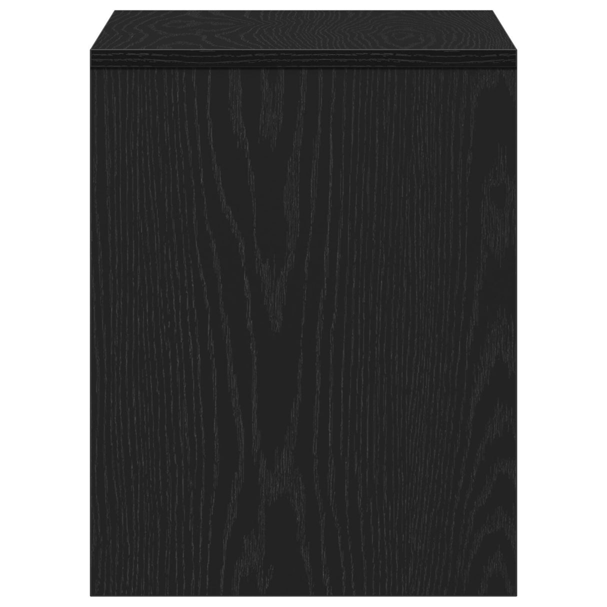 Dressing Stool Black Oak 70X35X45 Cm Engineered Wood