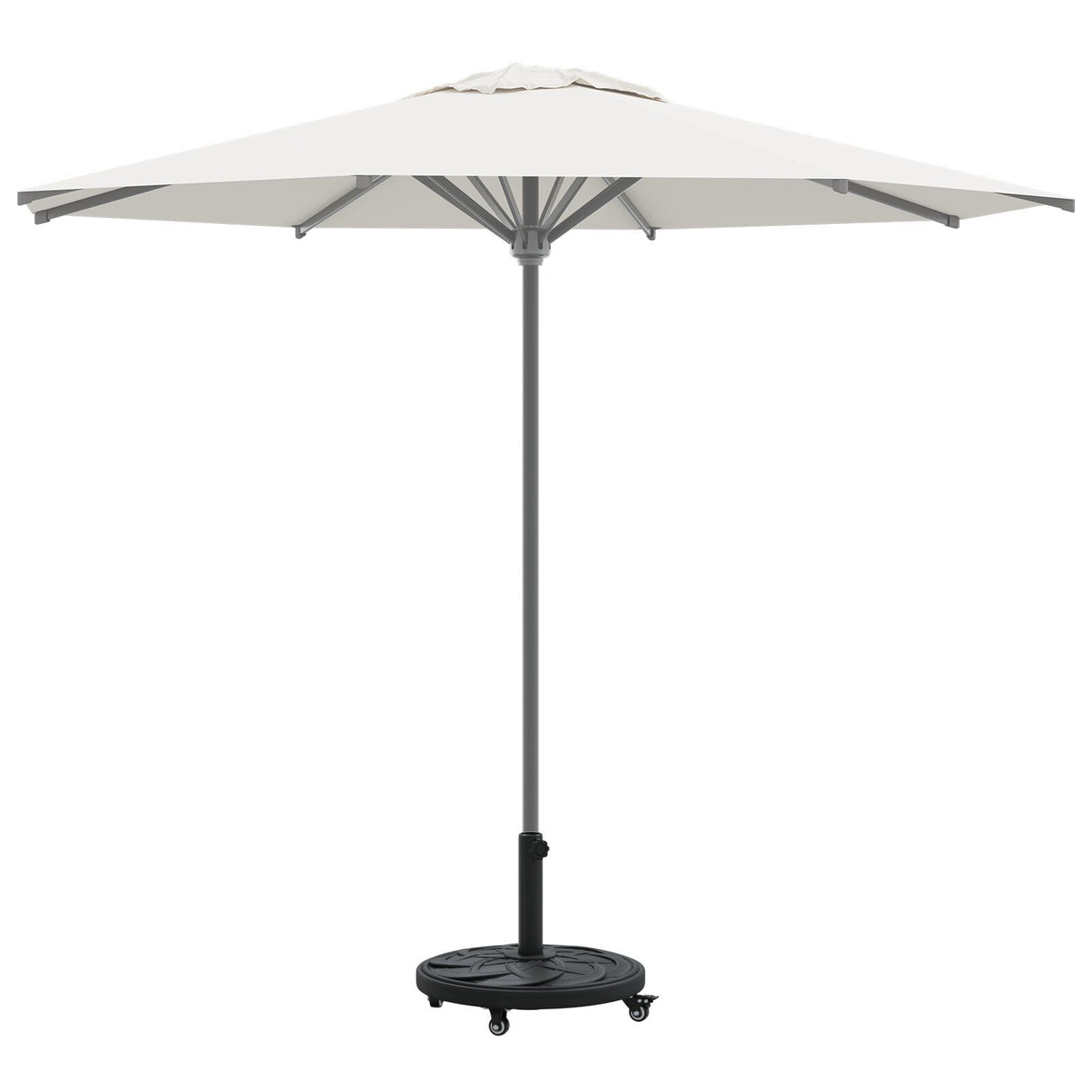 Parasol Base With Wheels For Ø38-48 Mm Poles 13 Kg Round