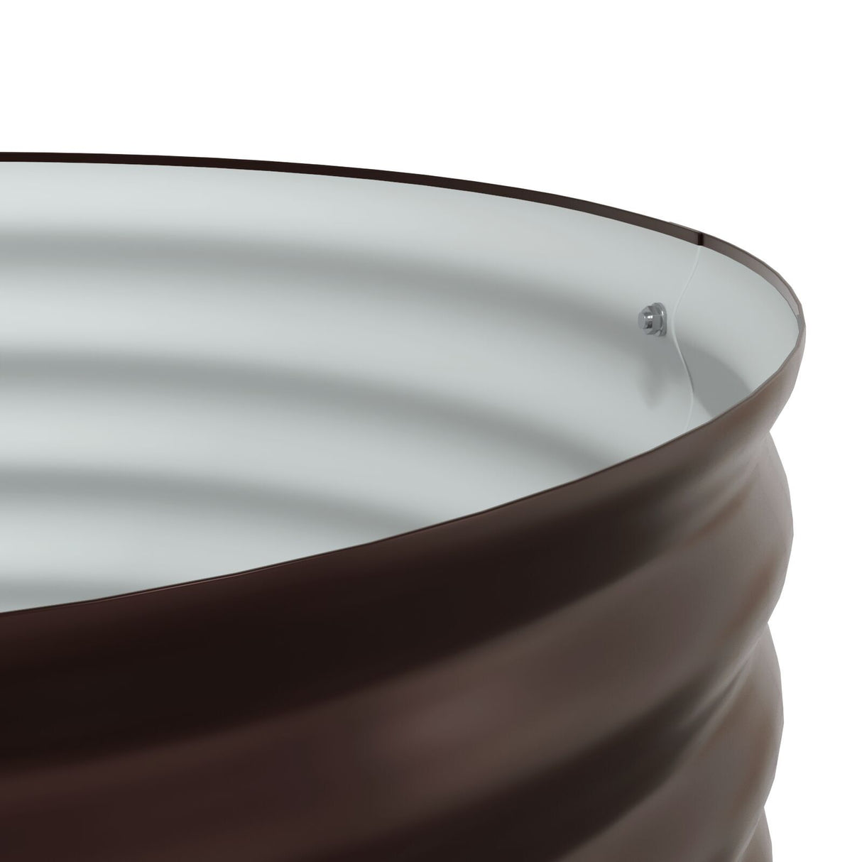 Garden Raised Bed - Brown 80X80X81 Cm Galvanized Steel