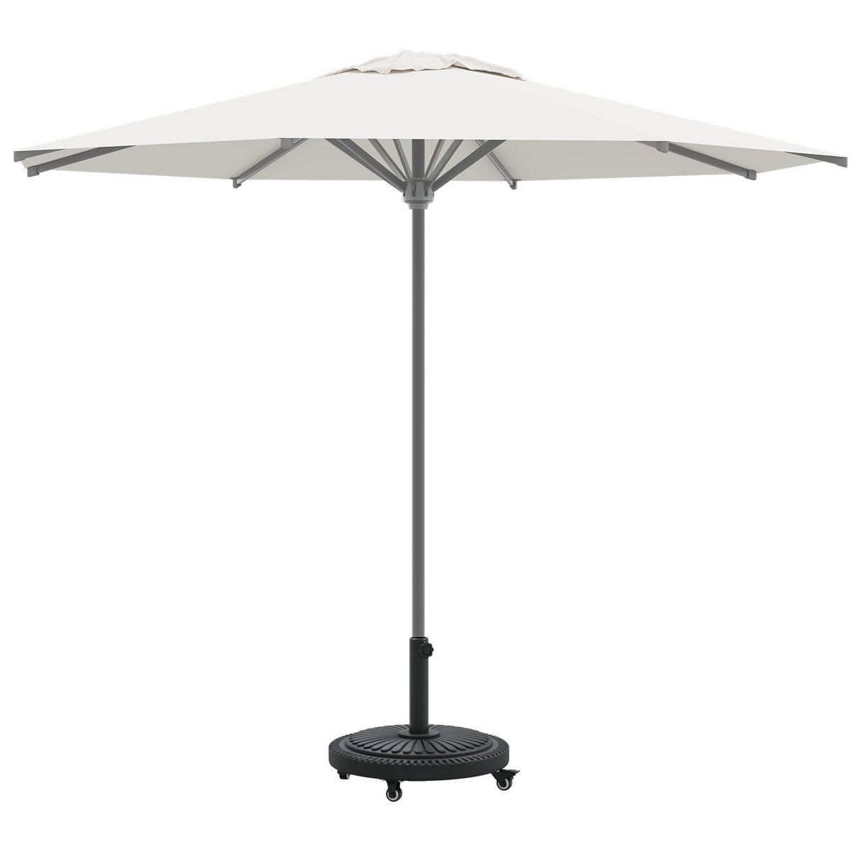 Parasol Base With Wheels For Ø38-48 Mm Poles 13 Kg Round