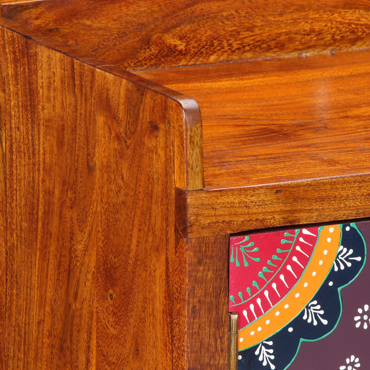 Shoe Cabinet 55X35X75 Cm Solid Wood Acacia